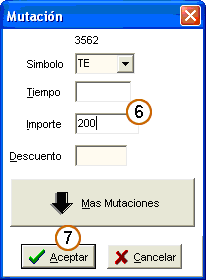 Introduzca el precio de la pieza